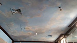 Décoration ciel, pour les Ateliers Gohard