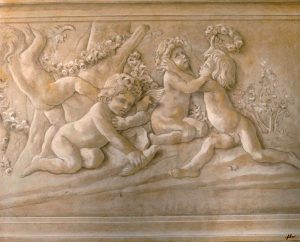 Fresque imitation bas-relief