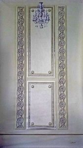 Ornementation peinte inspiration klimt