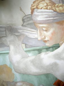 Fresque d'après Michelangelo