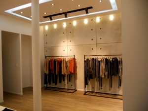 Décoration des murs dans notre matière béton brut de décoffrage