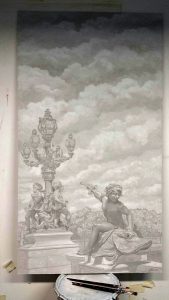 Grisaille, Pont Alexandre III