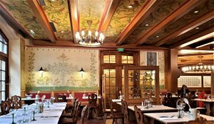 Toile peinte dans l'Ancienne Douane, Strasbourg (pour Benjamin Craig)