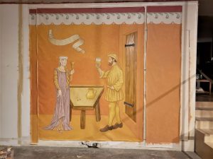 Toile peinte, Ancienne Douane, Strasbourg (pour Benjamin Craig)