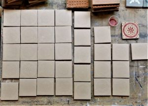 Carrelage pour crédence de cuisine avec motif sur mesure, 10x10 cm