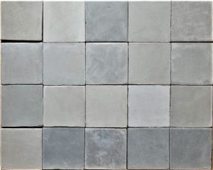 Carreaux faits main et sur mesure, gamme de gris