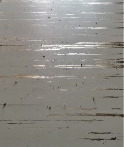 Pose de la feuille sur les panneaux