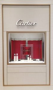 panneaux Trame d'or pour Cartier