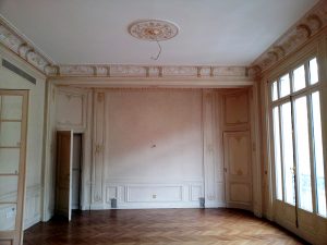 Patine et rehauts de dorure